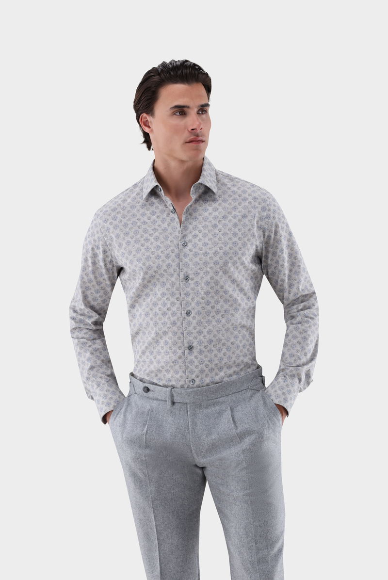 Áo sơ mi Flannel cổ Button-Down