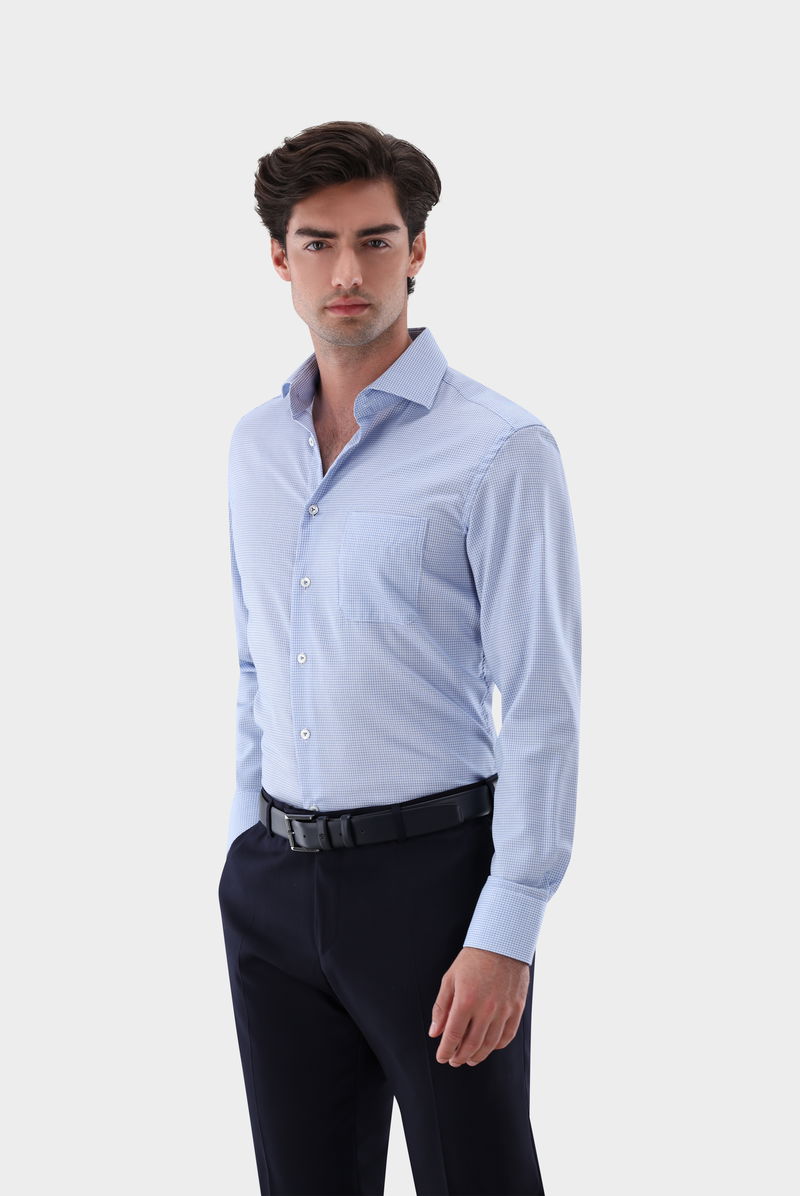 Áo sơ mi Poplin họa tiết Paisley